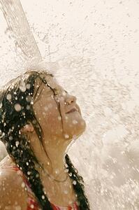 Getting drenched
