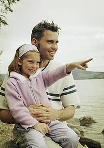 Father and daughter