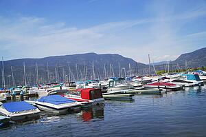 Boats in a harbor