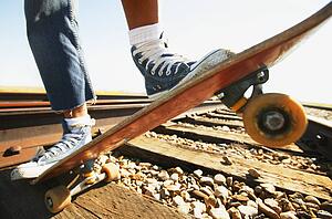 A skateboard