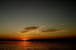 A beautiful sunset/sunrise