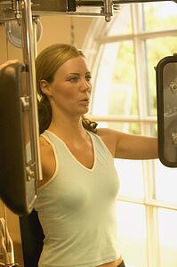 Woman working out
