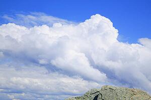The top of a mountain