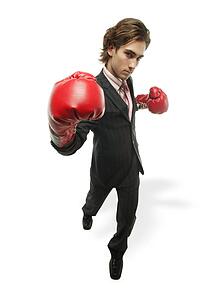 Businessman puts up a fight
