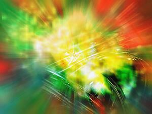 A colorful explosion