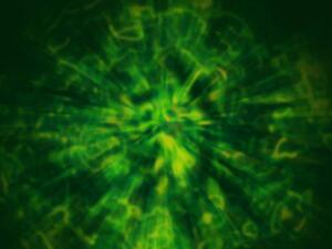 A neon glow