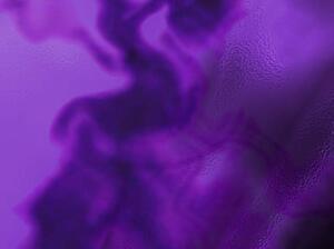 A purple liquid