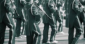 A marching band