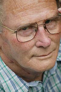 Closeup of a man's face