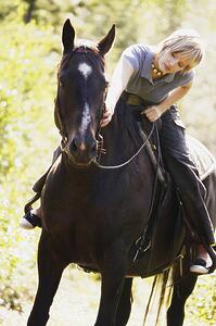 Girl on horseback