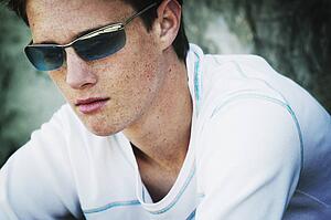 Teenage boy with shades