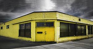 An old yellow building