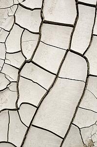 Cracked clay