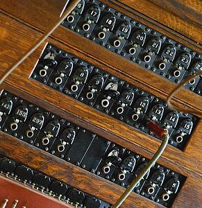 An old switchboard