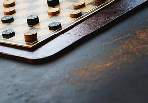 A game of checkers