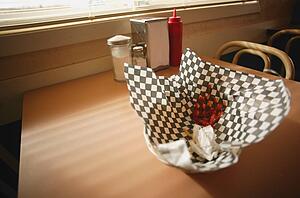 Empty food basket