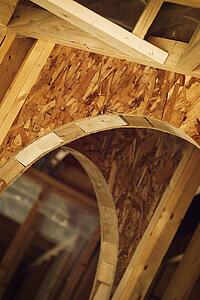 Arch on door entrance