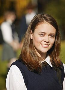 Portrait of young woman