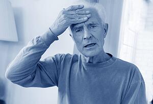 Confused older man