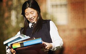 Asian schoolgirl