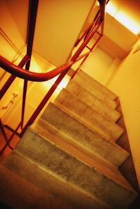 Stairs inside building