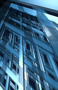 Background effect, crystal fortress.