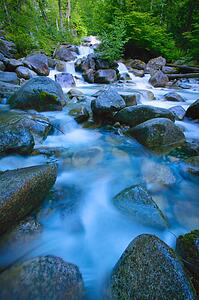 Fast-flowing river
