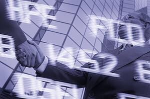 Businessmen shaking hands