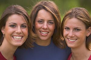 Three teen girls