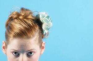 A formal hairdo