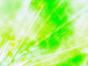 Lime green and white rays of computer generated design