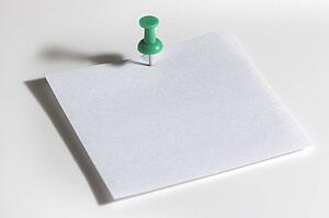 Blank note pad