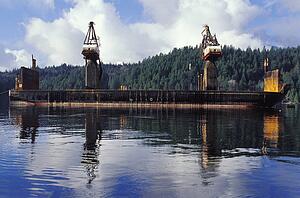 Freighter being loaded