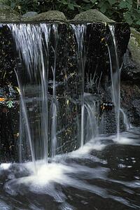 Flowing water