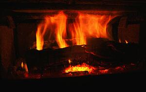 Burning fire
