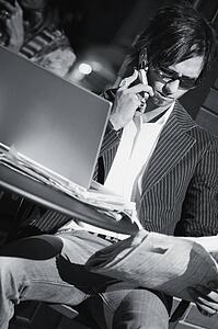 Businessman working