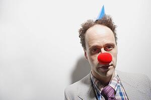 Tired clown