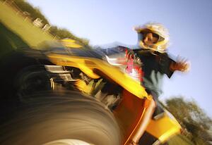 Child on quad bike