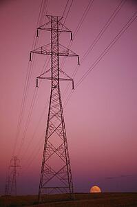 Electricity pylons