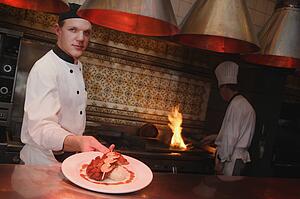 Two chefs at work