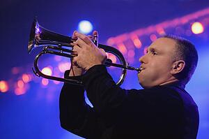 Man playing trumpet