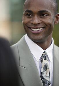Smiling businessman
