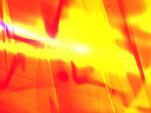 Brilliant yellow red and orange computer generated design