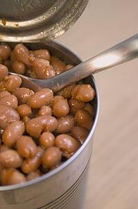 Open can of beans