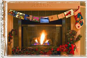 Traditional Christmas interior