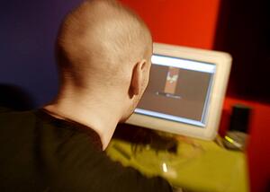 Man at computer