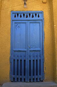 Blue door