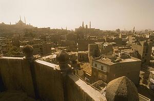 Overview of Old Cairo Egypt