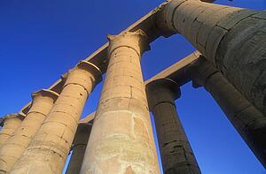 Pillars of ancient Egyptian city