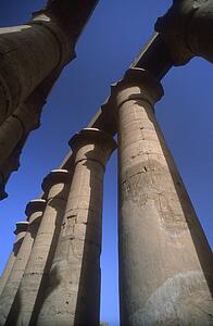 Pillars of ancient Egyptian city